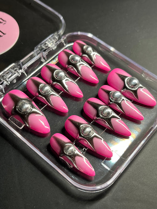 pink star